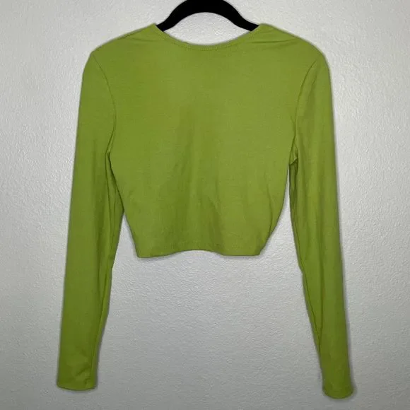 Halara Backless Twisted Cropped Casual Sports Top M - Picture 4 of 6